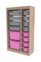 Hanah Home Montana Xs 2D4N8U - Gris Sonomo y Rosa